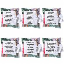 6pcs English Multicolor