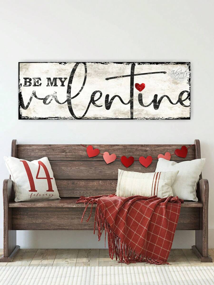 1 cái, Biển báo Valentine, Đồ trang trí Be My Valentine, Biển báo trái tim, Biển báo lối vào & phòng khách, Nghệ thuật treo tường lấy cảm hứng từ phong cách cổ điển Quà tặng ngày lễ tình nhân, Tiệc ngày lễ tình nhân, Đồ trang trí ngày lễ tình nhân, Biển báo gỗ, Đồ trang trí ngày lễ tình nhân, Quà tặng ngày lễ tình nhân, Đồ trang trí cửa (16x6 inch 40CMx15CM), Đồ trang trí tường, Đồ trang trí nhà cửa, Đồ trang trí phòng, Đồ trang trí nhà nông, Đồ trang trí hiên nhà - Nhiều màu - Xem 1