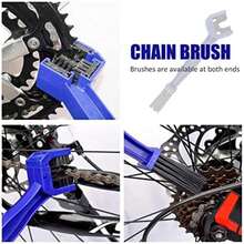 Kit de Limpieza de Cadena de Bicicleta, 4 Cepillos depuradores de Limpieza Para Bicicletas, Kit De Cepillo Limpiador Cadena Para Bicicleta Y Moto, Azules(default) - Multicolor - Ver 4