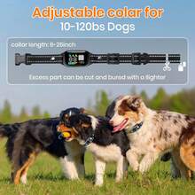 Nuevo collar de entrenamiento inteligente para perros con control remoto eléctrico, antiladrido, resistente al agua IPX7, vibración y descarga para modificar el comportamiento de las mascotas, con alcance de 1000m