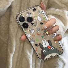 Cute Cartoon Phone S25 S24 S23 S22 S21 S20 FE Note20 Note10 Plus Ultra Lite 5G Soft TPU--Totoros Cover.Accessories. - T-TM241014J3 - 查看 8