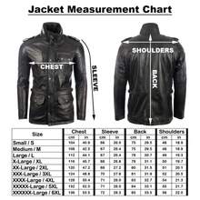 AVIATRIX Men's Real Leather Field Coat Black ZGOK - Black - View 5