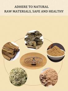 20/40/80支装天然檀香线圈，柠檬草香型手工香棒，萃取自植物和花卉，持久留香，适用于室内家居装饰、房间、露营、水疗、瑜伽、放松等各种场合，四季皆宜。