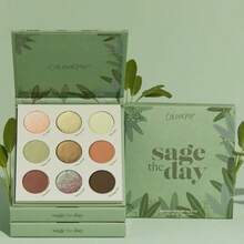 ColourPop Sage The Day Eyeshadow Palette - Sage &Amp; Olive Palette With Metallic And Matte Finishes - High-Pigment Eye Makeup With A Long-Wearing Formula (0.3 Oz) - ColorS - 查看 4