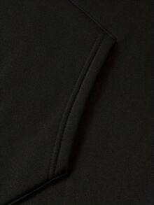 (2 PCS) Hip-Hop Cartoon Style Hoodies 2 Set Festive  Men's Casual Fashion Sport Versatile Hooded Sweatshirt And Sweatpants Set - 黑色 8 - 查看 3