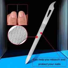 Sturdy Metal Nail File, Professional Manicure File, Suitable For Removing Nail Polish/Gel Remover. - Multicolor - View 2