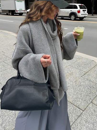 女士秋冬休闲开衫毛衣外套优雅商务通勤度假保暖高端百搭修身胜利日可爱上衣韩版