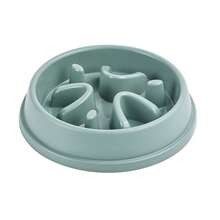 Slow Feeder Dog Bowls Anti-Choking Puzzle Pet Bowls Non Slip Interactive Maze Dishes For Dogs And Cats Food Training - màu xanh lá - Xem 4