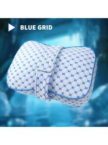 Pregnancy Leg Pillow With Strap For Side Sleeping Knee Support Pillow With Memory Foam & PP Cotton Anti-Injury Foot Pad Pillow Leg Separator Pillow Christmas And New Year Gifts (For Women) - Dusty Blue - View 1