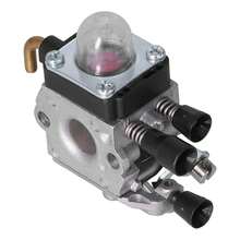 Carburador Carb, Reemplazo del carburador para STIHL FS38 FS45 FS46 FS55 FS74 FS75 FS76 FS80 FS85 - Plateado - Ver 2