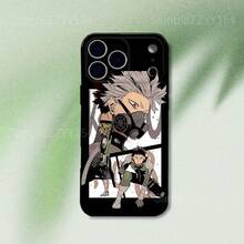 Funda de teléfono con diseño de Kaiju No 8 compatible con iPhone 17, 16, 15, 14, 13, 12, Pro, Max, Plus, E, SE4, Air, Mini, de color negro y material suave - Z1 - Ver 10