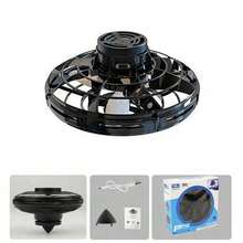 1pc Teenager Flying Spinner UFO Boomerang Magic Levitation Light-Emitting Gyroscope Induction Decompression Toys - Multicolor - View 11