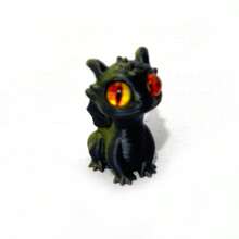 20PCS Cute Mini 3D Printed Dragon - Suitable For Colorful Fantasy Decoration Of Homes, Offices, And Cars, Birthday,Eye Style Shipped Randomly