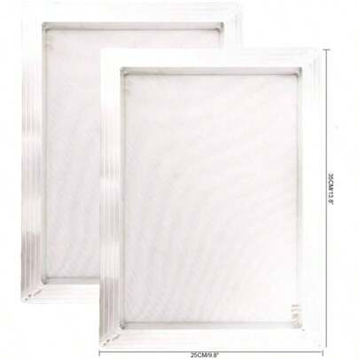 Aluminum Screen Printing Screens 25X35 Frame - 110 White Mesh 2 PCS