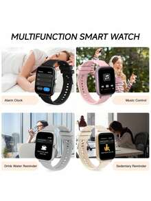 SIMSONLAB Smartwatch universal 2025 para hombres y mujeres, smartwatch para mujer con pantalla de alta definición, pantalla a color de 1,83 pulgadas con superficie curva, pantalla táctil totalmente adaptada, smartwatch deportivo compatible con varios idiomas, función de carga inalámbrica, reproductor de música, función de llamada telefónica, notificación de mensajes, deportes, reuniones