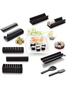 10件套寿司模具饭团模具厨房用品寿司工具套装DIY