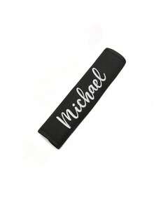 1pc Custom Embroidered Name Car Seat Belt Shoulder Pad, Backpack Shoulder Pad, Seat Belt Anti-Strangle Cover, Multi-Function Shoulder Strap Pad, Universal For All Seasons, Suitable For All Car Models, Can Also Be Used For Backpack Straps, Camera Straps, Luggage Straps, Guitar Bag Straps, Etc - Multicolor - View 8