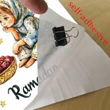 1/3pcs Islamic Style Wall Stickers, Removable PVC Self-Adhesive Design, Patterns Include Arabic Lanterns, Date Palms, Fresh Flowers, Crescent Moon And Stars. Suitable For Living Room, Bedroom, Kitchen, Dining Room, Home Decor, Eid And Ramadan Party - Multicolor - View 11