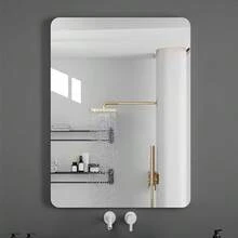 OUTANA 1pc Rectangular Acrylic Home Decor Mirror Wall Sticker, Moisture-Proof, Waterproof, Easy To Clean, Peel And Stick Wall Decor Mirror. Removable Mirror Effect Wall Art Sticker, Suitable For Living Room, Bedroom, Kitchen, Bathroom, Office, Foyer And Gym Decoration. - Multicolor - View 2