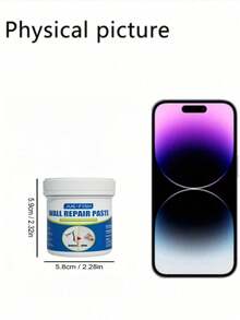 神奇墙面修补膏——轻松修补裂缝和孔洞！修补后消除色差，无需打磨，60秒快速干燥至白色（保护您的押金！）——租户和房主们，赶紧抢购，数量有限！