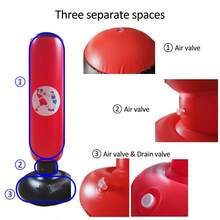 48-Inch Stable Inflatable Punching Bag, Gift & Boxing Set, For Practicing Karate, Taekwondo