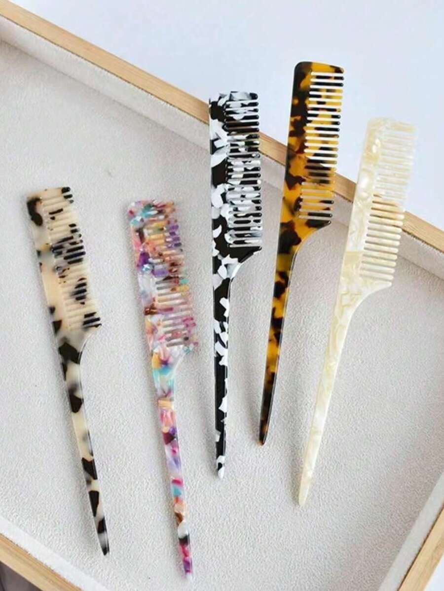 Lược chải tóc họa tiết da báo chuyên nghiệp - Lược chải tóc họa tiết da báo chống tĩnh điện, tạo kiểu tóc mượt mà - Chống tĩnh điện, không rối, dễ dàng chải tóc, tạo mái tóc mềm mại, óng ả. Phụ kiện tóc, bộ dụng cụ tạo kiểu tóc, bộ dụng cụ làm tóc. - Nhiều màu - Xem 1