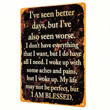 [Vintage River Sign] Rustic Metal Vintage-Style Iron Wall Sign "Life Is Better On The River" | 7.87x11.81 Inches, Indoor/Outdoor Decor, No Power Needed, Versatile, Riverboat DecorOpen In New Tab. - 金屬畫 - 查看 1