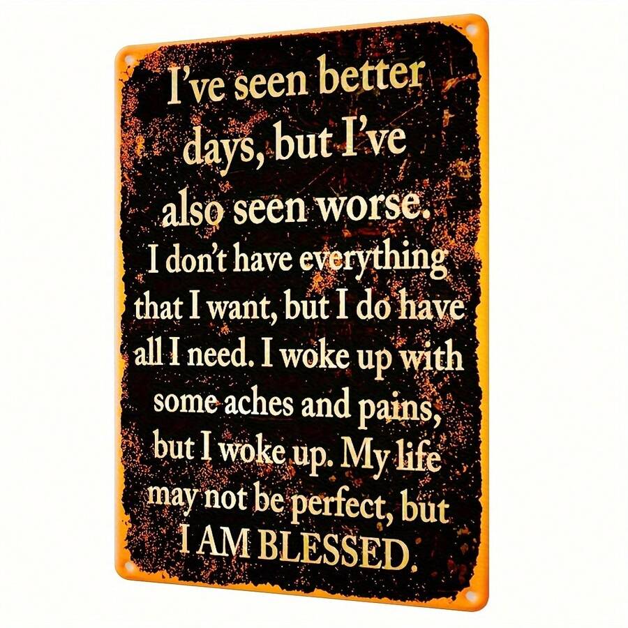 [Vintage River Sign] Rustic Metal Vintage-Style Iron Wall Sign "Life Is Better On The River" | 7.87x11.81 Inches, Indoor/Outdoor Decor, No Power Needed, Versatile, Riverboat DecorOpen In New Tab. - 金屬畫 - 查看 1