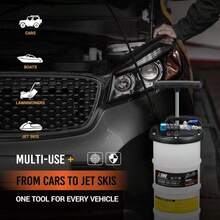 EWK 105L Pneumatic_Manual Oil Extractor Pump For Oil Change, Fluid Extractor For Automotive Fluids Vacuum Evacuation - ColorA - View 6