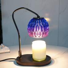 1个紫色玻璃电蜡烛加热器，带调光器和定时器，适用于融化蜡烛，是圣诞节、世界文化日、感恩节、生日、晋升、乔迁之喜等场合送给妈妈和女性的完美礼物。 - 美規A型插(110-127V) - 查看 1