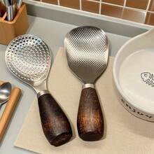 Stainless Steel Rice Spatula - Non-Stick Standable Serving Spoon With Ergonomic Handle, Durable Kitchen Utensil For Daily Use, Material, Easy To Clean