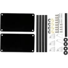 Organizadores de herramientas, carro de herramientas Rendimiento duradero Fiable y práctico Fácil de montar para taller de garaje para accesorios RC(negro) - Negro - Ver 6