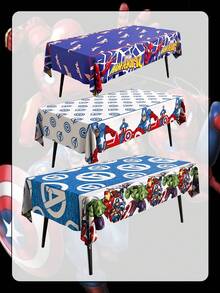 1 Pack Marvel Spider-Man Plastic Tablecloth - 54 Inches X 71.7 Inches Rectangular Disposable Tablecloth, Fits 6 Ft Table, Thick & Waterproof, Suitable For Parties, Holidays And Gatherings - Multicolor - View 8