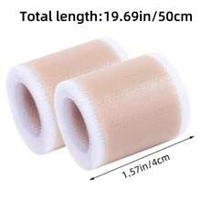 1.57*59 Inch Silicone Scar Sheets - Self-Adhesive Silicone Scar Sheets, Post-Surgery Scar Sheets, Reusable, Professional Use, Breathable, Comfortable, Nourishing, Alcohol-Free | Naked Pack - Multicolor - View 18