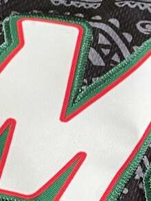 Men's 7 Black Baseball Jersey Casual Short Sleeved Embroidered And Stitching V-Neck Button T-Shirt Party Sports Top