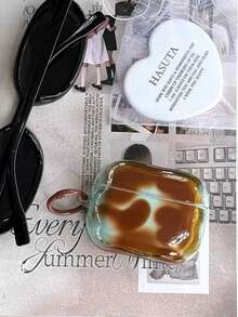 Ins Style Simple Blue & Brown Gradient 4/ Pro 3/ 2 Wireless Bluetooth Earphone Soft Protective Case, Suitable For Women - Multicolor - View 7