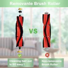 Kit de accesorios para aspiradora robótica Mi Robot Roborock E4 S5 S6 E25 E20 E35 S50 S51 Mijia, paquete de repuestos que incluye cepillo principal, cepillo lateral y filtro - Estilo 01 - Ver 4