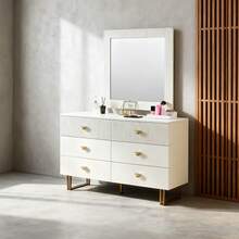 Vanities & Vanity Benches - White + MDF-5 - View 1