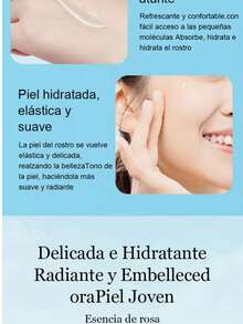 Kit de 6 piezas Skincare basico de cuidado de la piel para todo tipo de piel,con Ácido hiarulonico,Extracto de rosa,vitamina E y C,Niacinamida-c,incluye limpiador,tonico,lotion,suero ,crema de ojo,y crema de rostro,para cuidar su piel,CREMA DE KIT DE 6PIEZAS ,BOTELLA AZULES - Azul - Ver 3