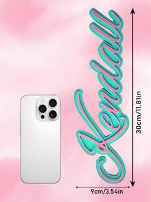 1pc Customized Illuminated Name Plate, Personalized TPU Name Plate, Home Decor Personalized Name Tag With Lighting Effect, 3D Printed, Personalized Bedroom Or Indoor Decor, Easy To Hang And Install, Suitable For Room, Wall, Door, House, Bedroom Decoration, Most Practical Item. - Multicolor - View 14
