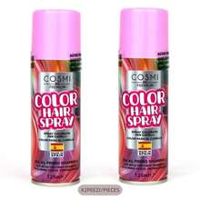 COSMI MILANO Made In Spain 125ml Spray, Temporary Hair Dye 125ml, 5 Vibrant Colors, Easy To Apply And Remove With Shampoo, Light, Long-Lasting And Gentle On Hair Formula, Create Your Exclusive Look For Summer, Beach, Parties And Holidays, Creative Festivals And Special Evenings, Unique And Personal Style. - 粉紅色 213 - 查看 7