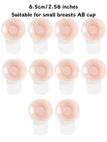 5 Pairs Silicone Breast Lift Nipple Covers Reusable Invisible Bras, 6.5cm For Small Breasts (Size AB), With Leak-Proof Covers And Nipple Protectors, Strong Adhesion, Reusable Invisible Bras,Silicone Adhesive Calf Pads,Nipple Covers For Women,Nipple Covers,Pasties,Pasties Nipple Covers,Nipple Pads,Nippies,Nipple Cover,Nipple Pasties, Nipple Cover,Silicone Nipple Covers Reusable,Breast Enhancement,Breast Enhancement Patch,Push Up Pads,Silicone Nipple Covers,Reusable Nipple Covers For Women,Cakes Nipple Cover,Hydrogel Nipple Pads,Nipple Tape,Nipple Cover,Silicone Nipple Covers Reusable,Nippies Nipple Cover,Boob Tape,Wedding,Pesoneras De Mujer,Boob Tape For Summer,Sticky Bra Vestidos De Mujer,Sticky Push Up Bra For Women,Sticky Bra Push Up,Push Up,Breast Lift,Push Up Sticky Bra,Gym Accessories,Swim For Girl,Lingerie - Color - View 4