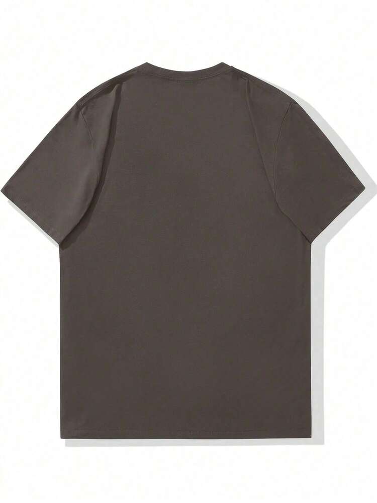 Camiseta informal de mujer con estampado de pollitos navideños, cómoda camiseta de manga corta y cuello redondo, ideal para primavera y verano, fiestas navideñas y conjuntos de invierno, adecuada para cualquier ocasión, color liso, estilo informal, fiestas navideñas, Día de San Patricio, reuniones familiares, uso diario. - Gris Oscuro - Añade 2