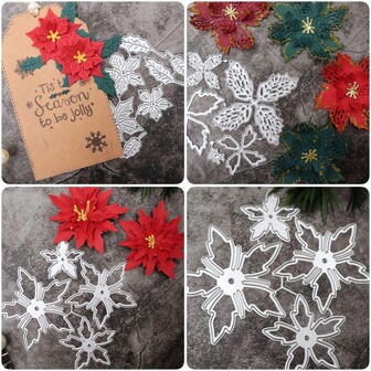 1 pieza Molde de corte de pétalos - Plantilla para manualidades de scrapbooking y tarjetas, tijeras, serie floral