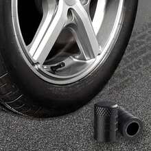 Timotech Tapones para Llantas, Tapas de Válvula de Neumático de Aluminio Anodizado, Resistente a la Corrosión, Universales para Coches, Camiones, Motocicletas, SUV y Bicicletas. - / - Ver 6