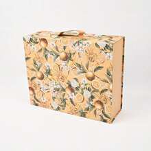 Nuovo set di tre carte da regalo, motivo floreale fresco e carino, scatola regalo in stile Mori Girl, rettangolare e quadrata.