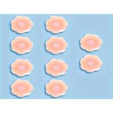 2/10PCS NudeFit Silicone Cat Ear Shaped Seamless Nipple Covers,Silicone Breast Patches, Invisible Breast Patches, Reusable, Seamless Invisible Self-Adhesive Anti-Bulge Breast Patches, Women's Underwear And Accessories,Silicone Adhesive Calf Pads,Nipple Covers For Women,Nipple Covers,Pasties,Pasties Nipple Covers,Nipple Pads,Nippies,Nipple Cover,Nipple Pasties, Nipple Cover,Silicone Nipple Covers Reusable,Breast Enhancement,Breast Enhancement Patch,Push Up Pads,Silicone Nipple Covers,Reusable Nipple Covers For Women,Cakes Nipple Cover,Hydrogel Nipple Pads,Nipple Tape,Nipple Cover,Silicone Nipple Covers Reusable,Nippies Nipple Cover,Boob Tape,Wedding,Pesoneras De Mujer,Boob Tape For Summer,Sticky Bra Vestidos De Mujer,Sticky Push Up Bra For Women,Sticky Bra Push Up,Push Up,Breast Lift,Push Up Sticky Bra,Gym Accessories,Swim For Girl,Lingerie,Anti-Chafing Silicone Bra Petals, Invisible Waterproof Nipple Cover Boob Pads, Super Thin & Seamless - 膚色 - 查看 14