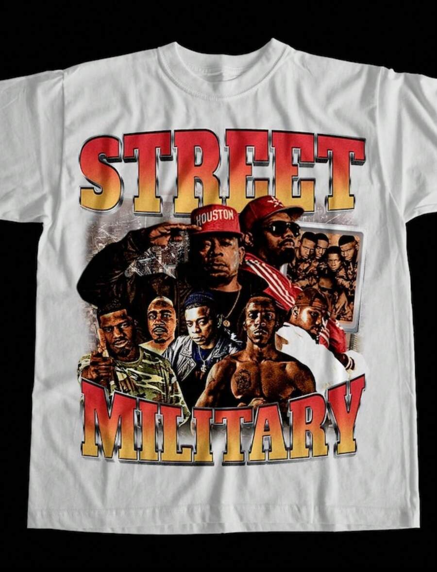 Street Military Tee - trắng - Xem 1