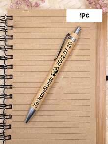 LICVIC 1-160 buc Pixuri cu text gravat personalizat, Rechizite pentru copii pentru școală, Pix cu nume personalizat, Pixuri personalizate din bambus și lemn, Pixuri de scris frumoase personalizabile, Pixuri cu bilă cu scriere fină, Potrivite pentru cadouri de ziua de naștere, Ziua Profesorului, Aniversări, Absolvire, Prieteni, Copii, Elevi, Profesori, Cele mai bune prietene, Bărbați, Femei, Familie, Afaceri, Muncă, Birou, Meșteșuguri personalizate, Reîmprospătarea casei, Casă și locuință, Atmosferă de Crăciun, Suveniruri, Reutilizabile, Adorabile, De înaltă calitate