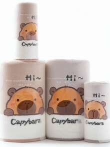 Toalla de baño suave y absorbente de felpa de coral para niños, amigable con la piel - Gris Claro - Ver 2